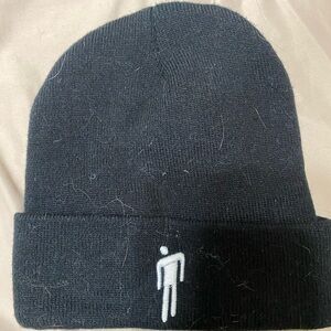 Black Beanie with White Logo